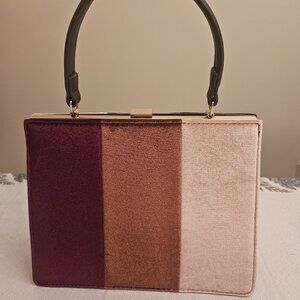 NWT Anthropologie Velvet Handbag